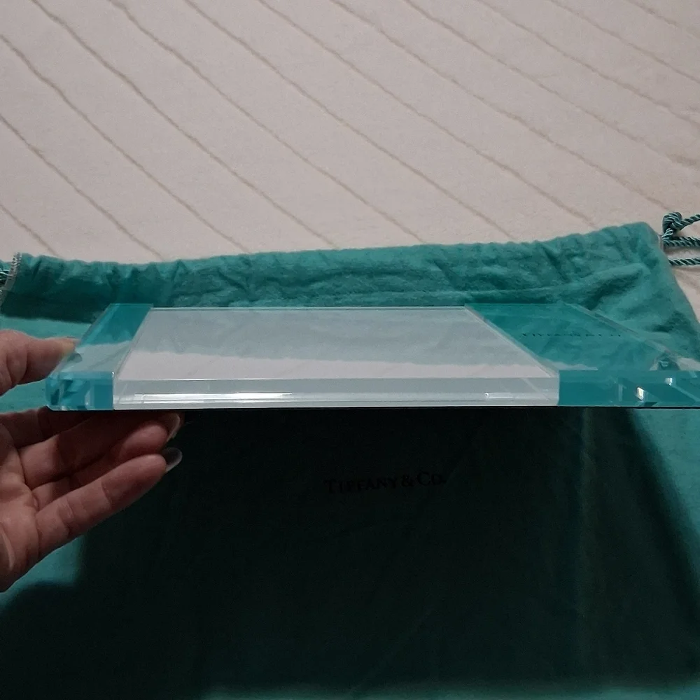 Tiffany & Co X Luxottica Acrylic Display Tray (glorifier) with Dustie.